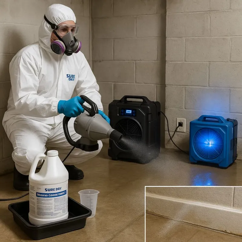 Sanitization and Odor Removal process in Mineral Wells, WV
