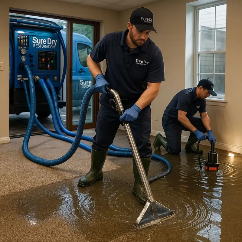 Water Extraction and Removal process in Mineral Wells, WV